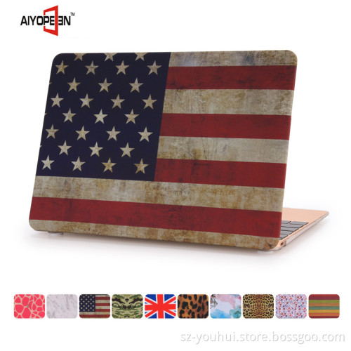 OEM factory American Flag Case, Style PC Hard Cover for Macbook 11" 12" 13" 15"